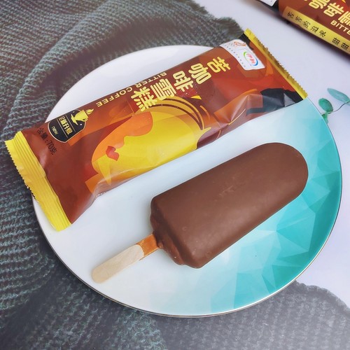 【20支】伊利苦咖啡口感浓厚抖音网红美味雪糕冰淇淋冰棍70g - 图0