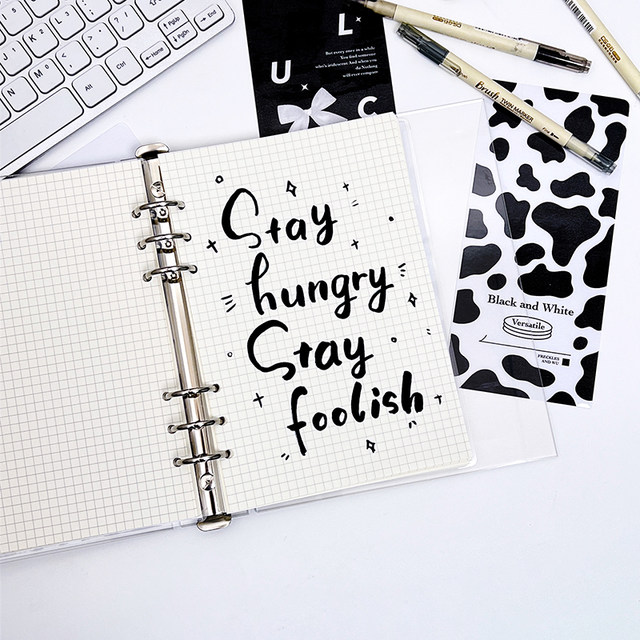 A5 acrylic card book manual notebook album case