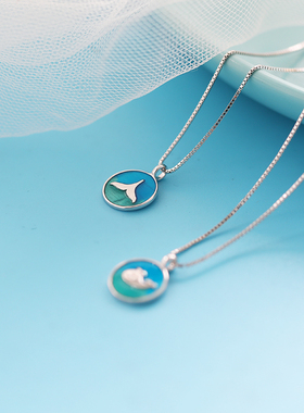 抖音刻字学生ins闺蜜款森系项链