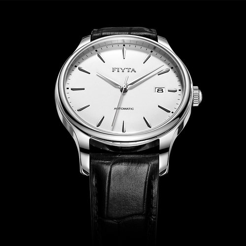 飞亚达男士手表全自动机械表真皮男表腕表专柜正品【买贵退差】 - 图0