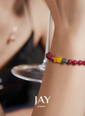 JAY国风朱砂手串红色手链