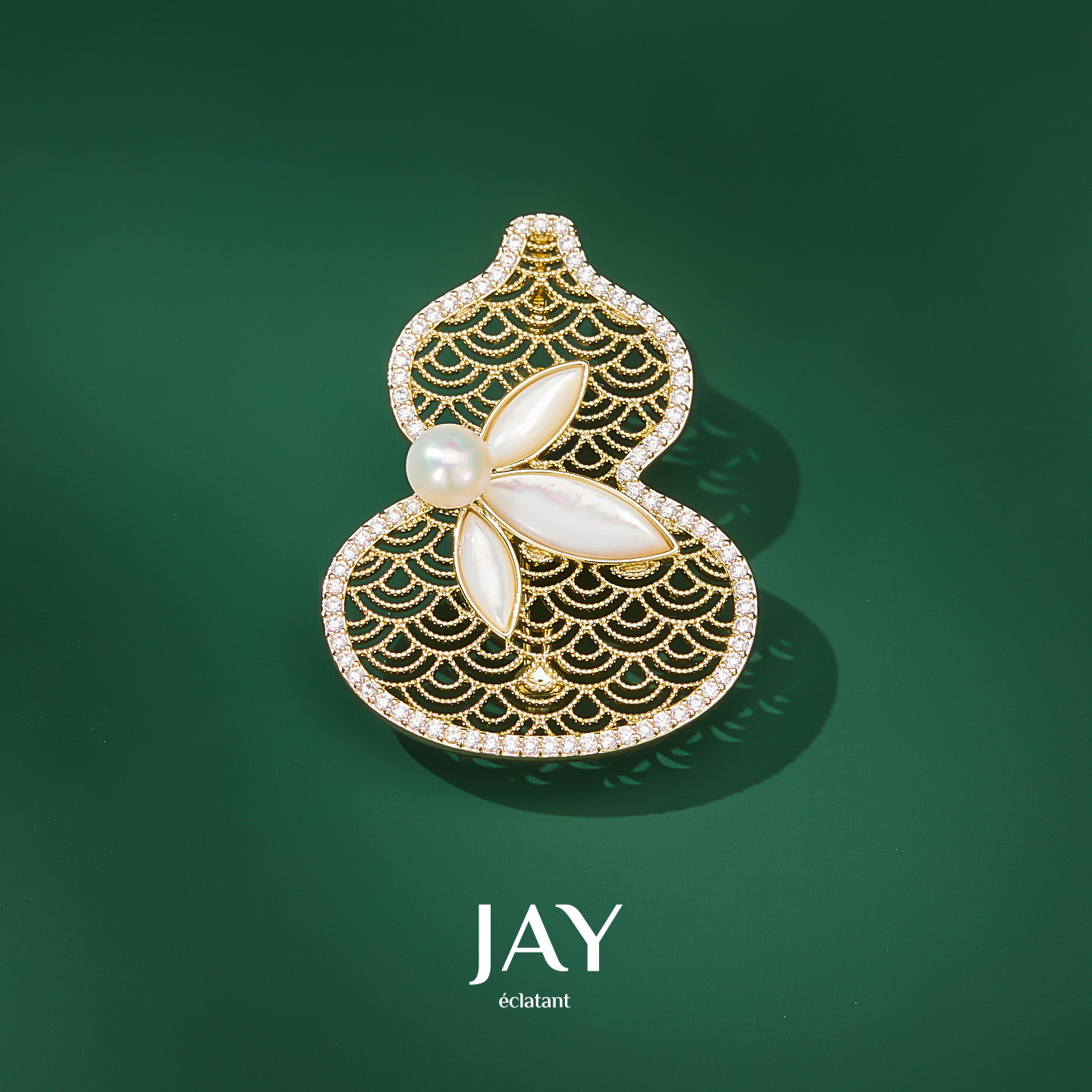 JAY金色福禄葫芦胸针配大衣西装别针高级感配饰胸花妈妈生日礼物,淘宝优惠券,粉丝福利购,淘宝优惠卷