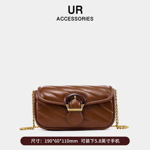 UR新款小香风手机单肩包