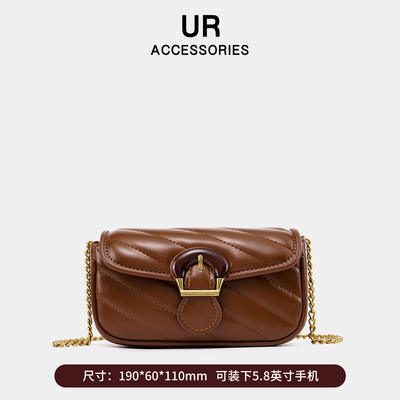 UR新款小香风手机单肩包