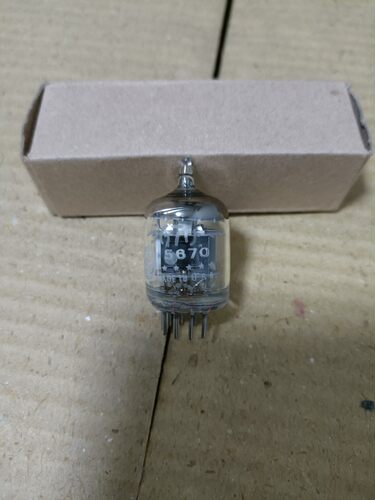 全新单盒装GE 5670电子管代北京6N3 苏联6H3N 6n3 396A提供配对 - 图2