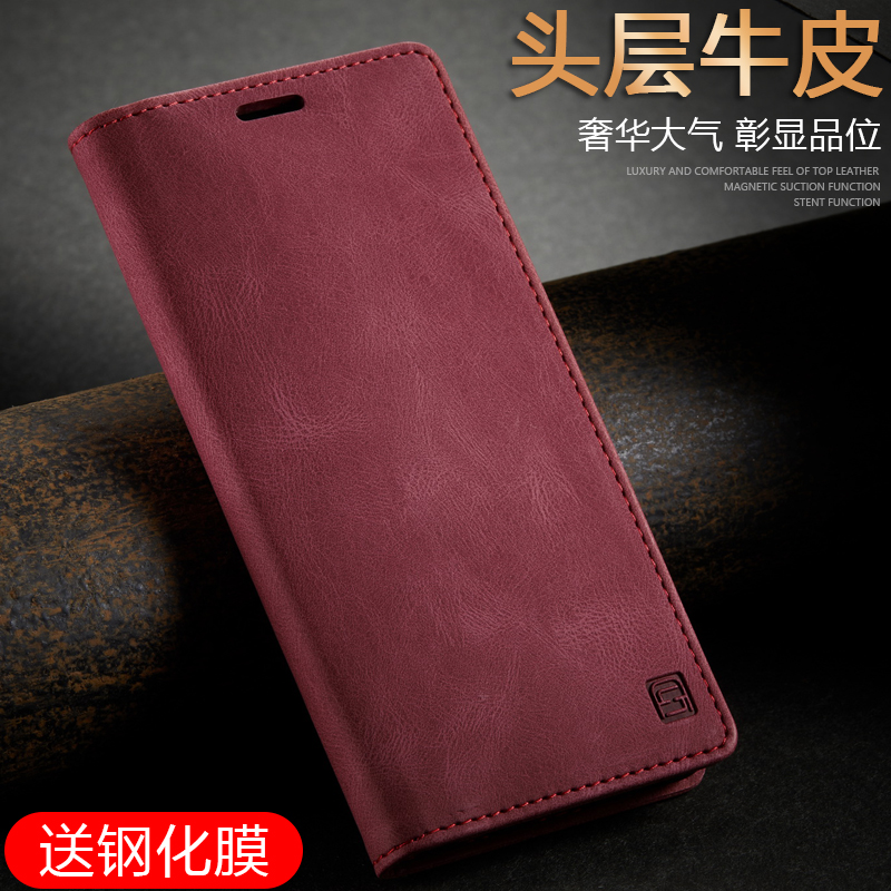 三星a51手机壳翻盖皮套插卡GalaxyA51保护套4G版硅胶全包防摔真皮 - 图2