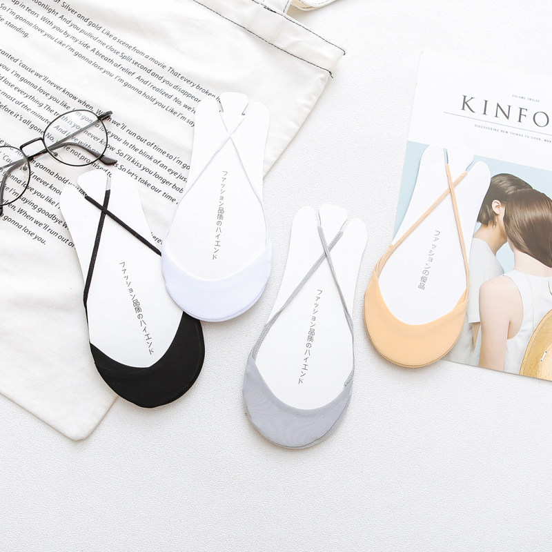 夏季隐形高跟鞋半掌超浅口冰丝船袜 佩足短袜/打底袜/丝袜/美腿袜