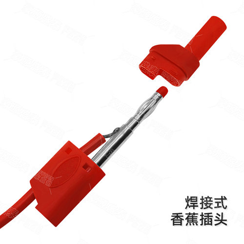 4mm安全护套型高压香蕉插头 组装式可叠加续插大电流灯笼花测试头 - 图2