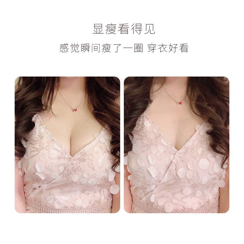 拾纤旗舰店内衣女无钢圈聚拢调整型大胸显小夏季超薄款收副乳胖mm大码文胸罩1