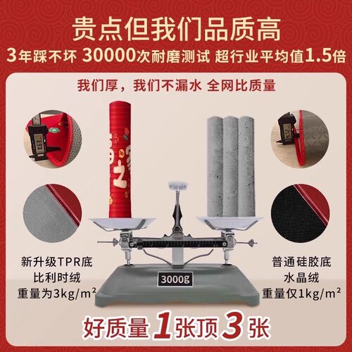 入户门地垫2026新款出入平安进门垫门口地毯专用玄关脚垫家用耐脏 - 图2
