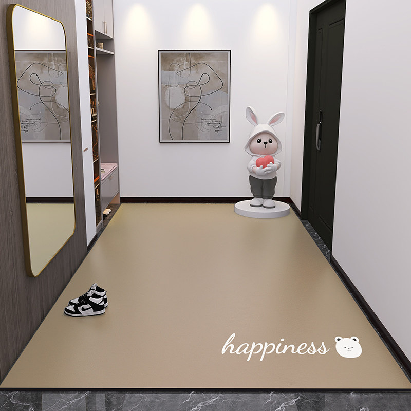 轻奢简约皮革入户门地垫进门门垫防滑脚垫PVC可擦免洗裁剪地毯,淘宝优惠券,粉丝福利购,淘宝优惠卷