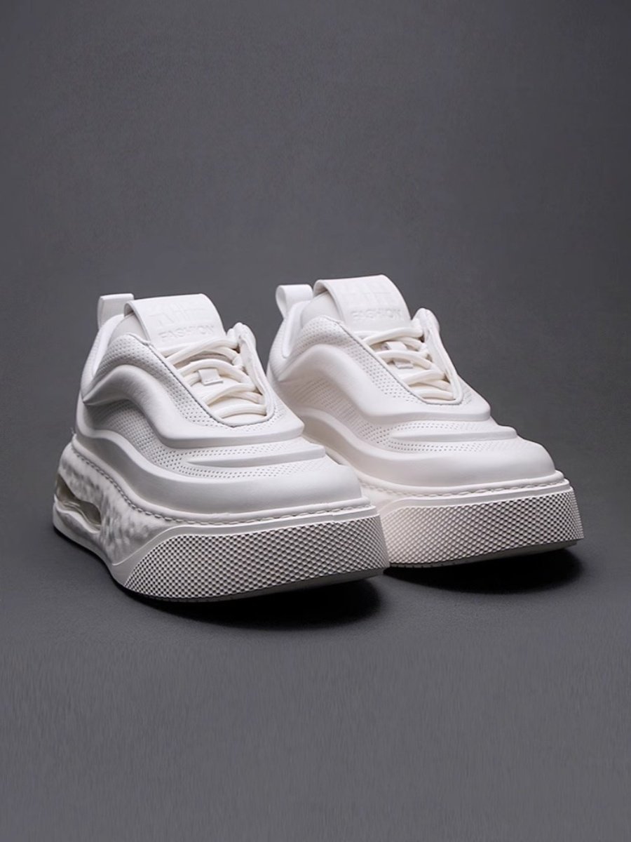 帕达索牛皮板鞋潮流男鞋小众设计厚底超轻休闲皮鞋气垫潮鞋230938,淘宝优惠券,粉丝福利购,淘宝优惠卷