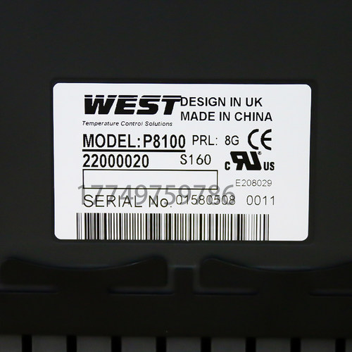 英国WEST温控器仪P8100 1717002R全新原装正品现货数显电子温控表 - 图1