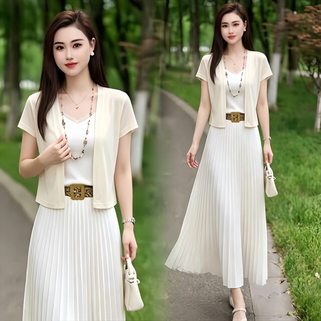 ຕາຫນ່າງແຂນສັ້ນ shawl ແມ່ຍິງ summer suspender cardigan ບາງງ່າຍດາຍ versatility blouse ຂະຫນາດນ້ອຍ waistcoat ສັ້ນເທິງ