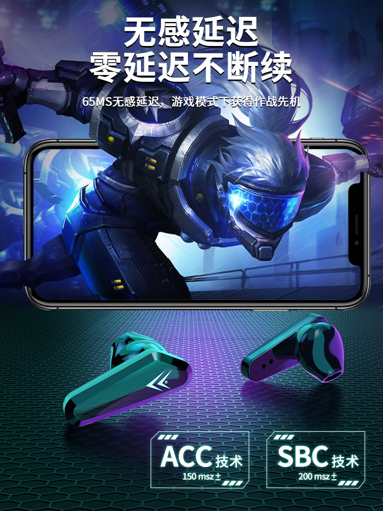 无线蓝牙华为oppo苹果vivo小米耳机 尔野数码蓝牙耳机