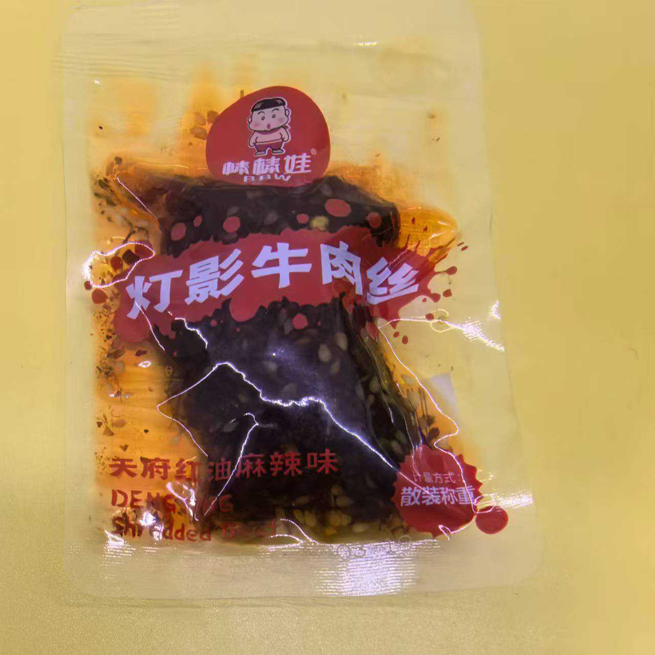 好吃休闲零食棒棒娃BBW灯影牛肉丝散称【全店满38元包邮】 - 图0