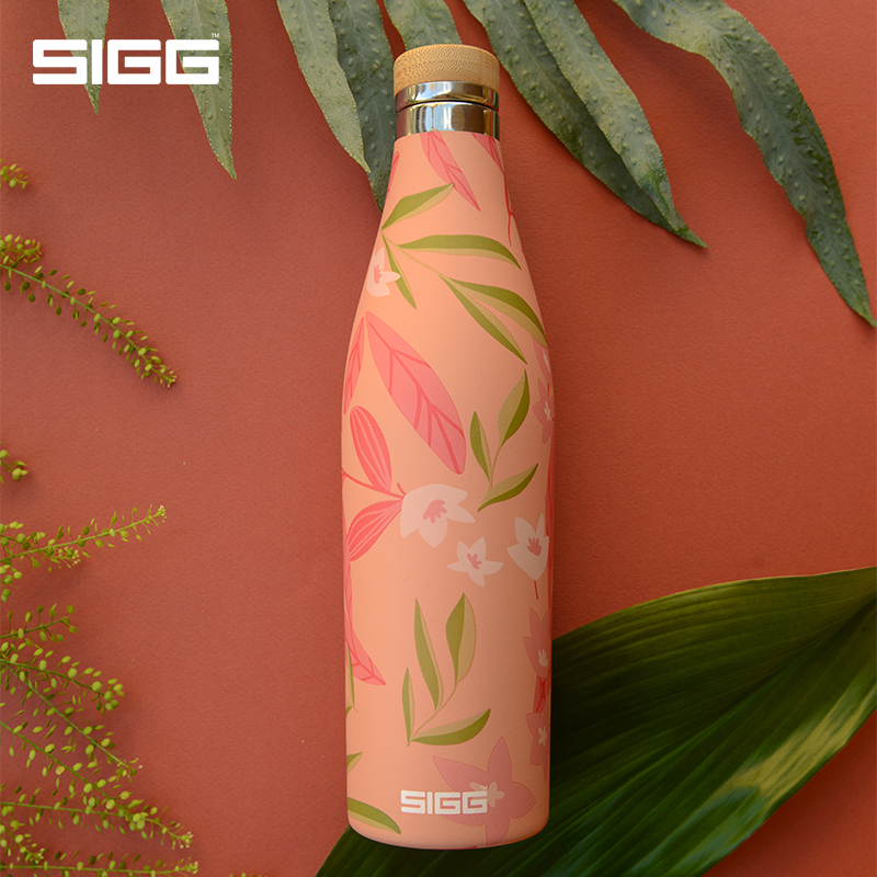 SIGG/希格苏门答腊保温杯户外手绘印花环保清新时尚潮流礼品杯 - 图0