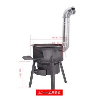 新疆包邮大锅台户外柴火竈家用土竈新型炉子野营新式室内 - 图1
