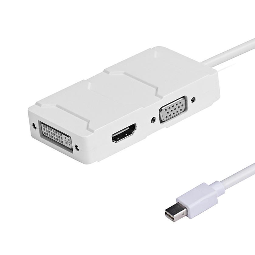 3 In 1 Mini US to VGA Converter Cale To DVI VGA HDMI For