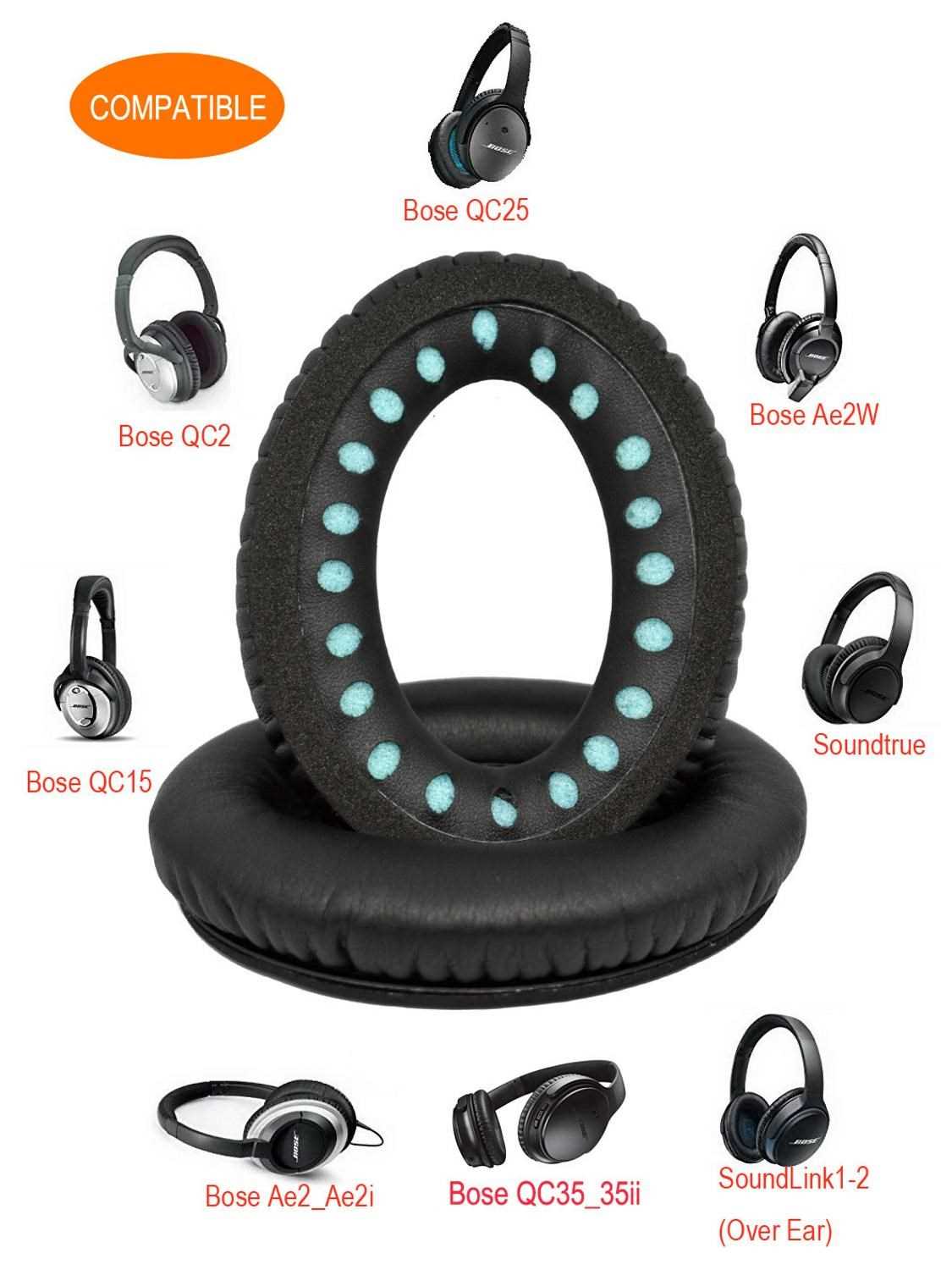 Bose QC35 Headphone Replacement Earpads Fits QuietComfort - 图0