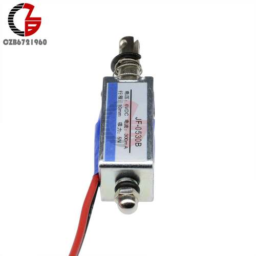 JF 0530B Push and Pull Type Linear Solenoid Electromagnet O - 图3