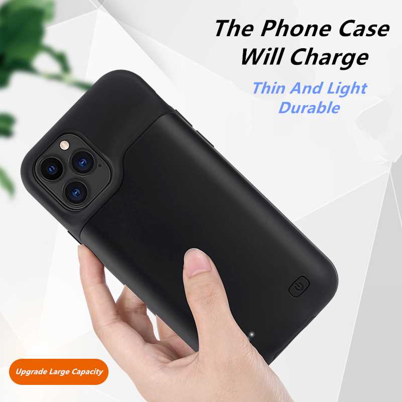 Araceli For iphone 12 Battery Case Thin Smart Charger Cover - 图0