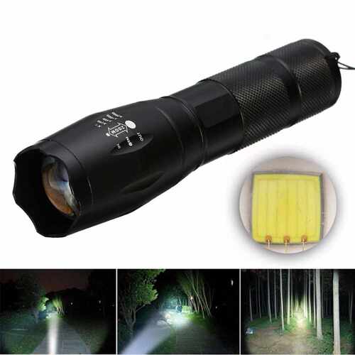2500lm XM-L T6 LED Zoomable Flashlight G700 X800 18650 Tacti - 图1
