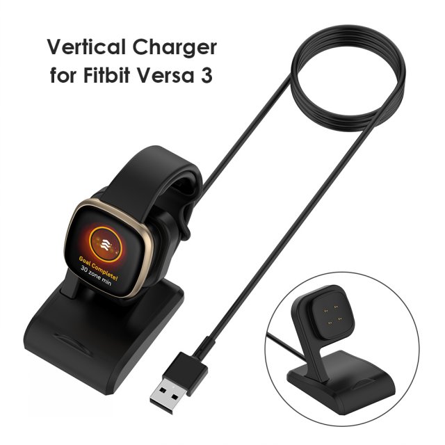 USB Chargng Cable Dock Staton for Ftbt Versa 3/Ftbt Se - 图0