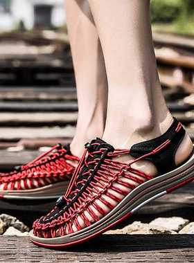 Men	s Sandals 2022 New Summer Breathable Soft Flat Sandal