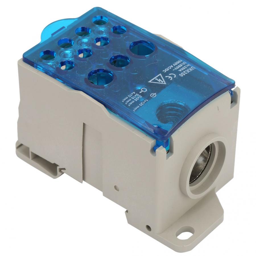 UKK-250A Din Rail Terminal Block Distribution Box Universal - 图1