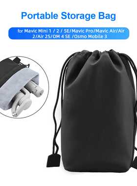 Portable Velvet Storage Bags For Dji Om 5/om 4 Se /osmo Mobi