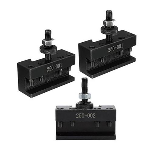 3 Pcs Quick Tool Change Holder Turning Facing Lathe Parting - 图0