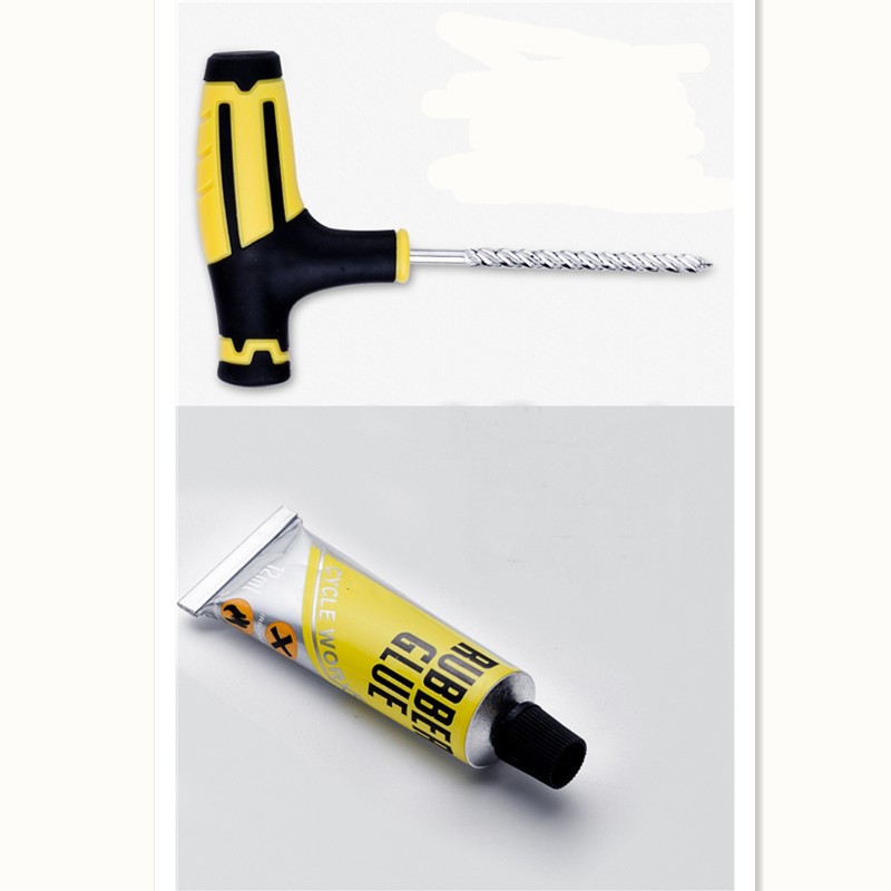 Car Tubeless Tyre Tire Puncture Repair Plug Repairing Kit Ne - 图2