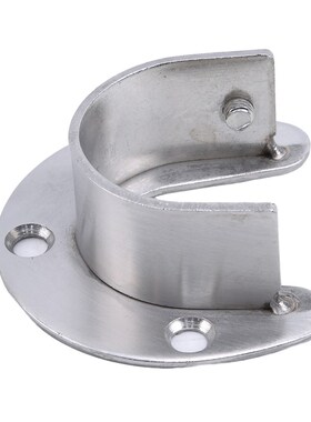 2pcs Thick Stainless Steel Tube Hanger Clothes Pipe Fitting