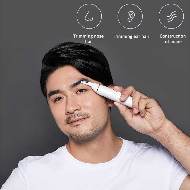 SOOCAS N1 Nose Hair Trimmer Electric Eyebrow Ear Hair Shaver - 图0