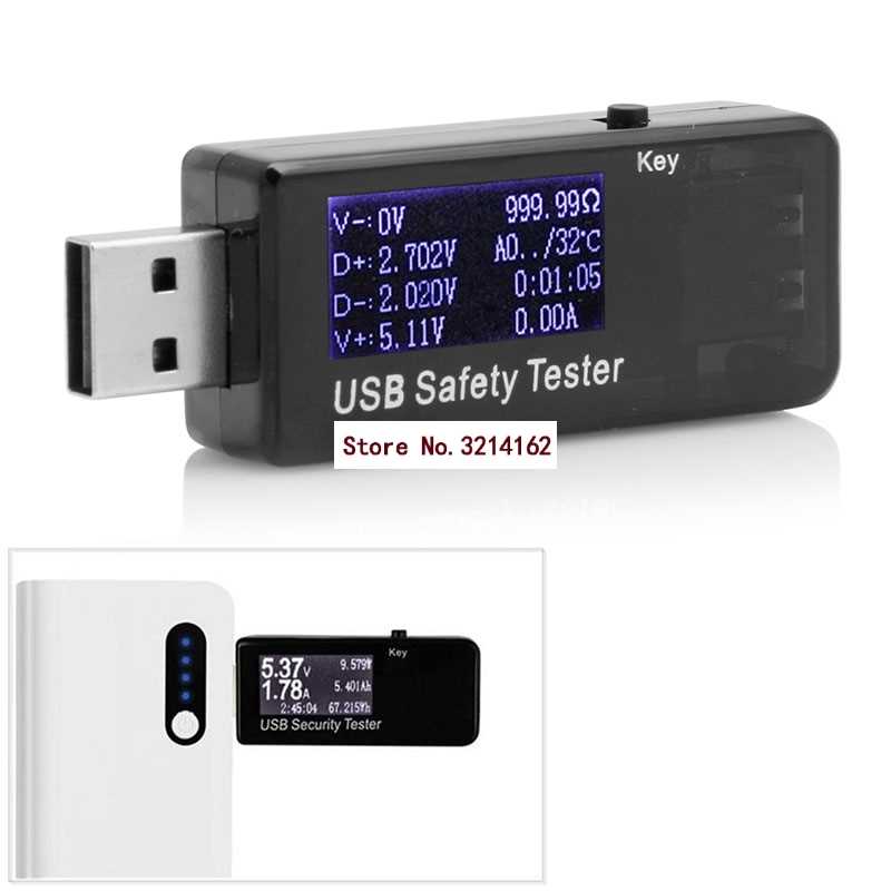 USB Charger Doctor Capacity time Current Voltage Detector Me - 图1