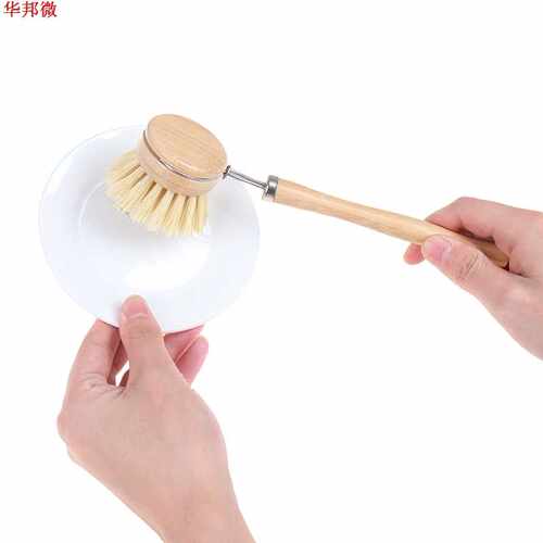 Longue poignée casserole Pot brosse plat bol lavage b - 图2