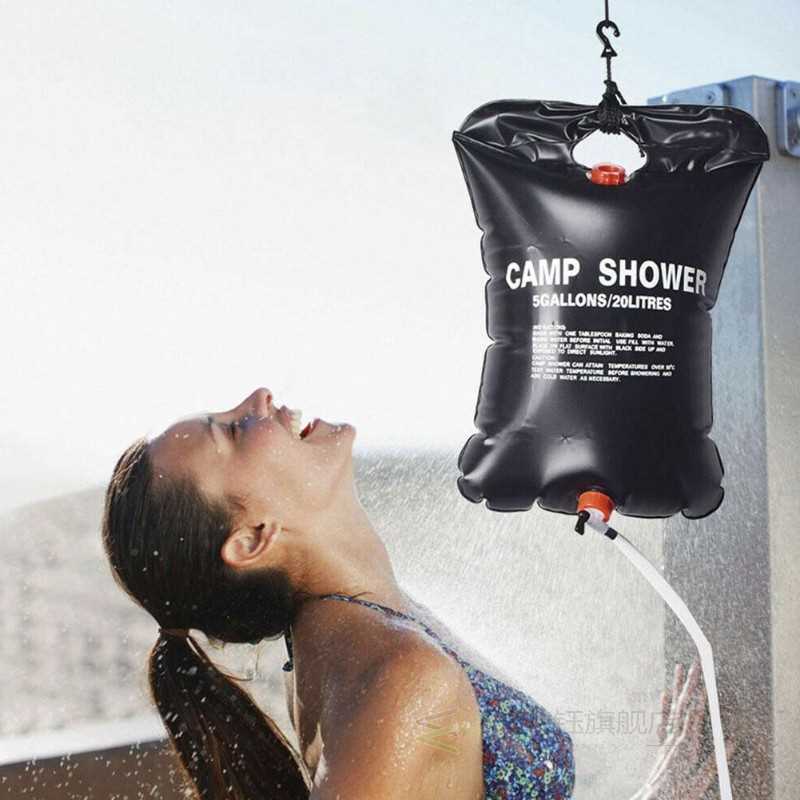 Shower Bag Foldable Solar Energy Heated Camp PVC Water Picni - 图2