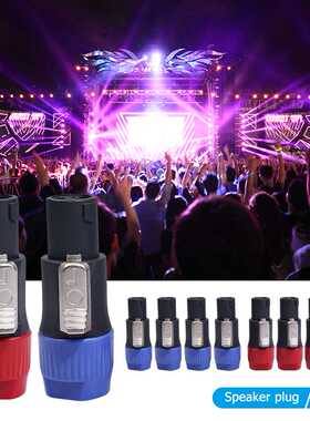 10pcs NL4FC Speaker Connectors 4 Pole 4 Pin Male Audio Cable