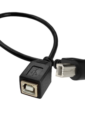 Usb B Male To B Female Converter Data Cable Usb2.0 Print Por