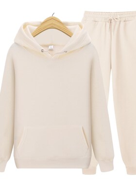 Men's Sets Hoodies+Pants Autumn Winter Hooded Sweatshirt Swe