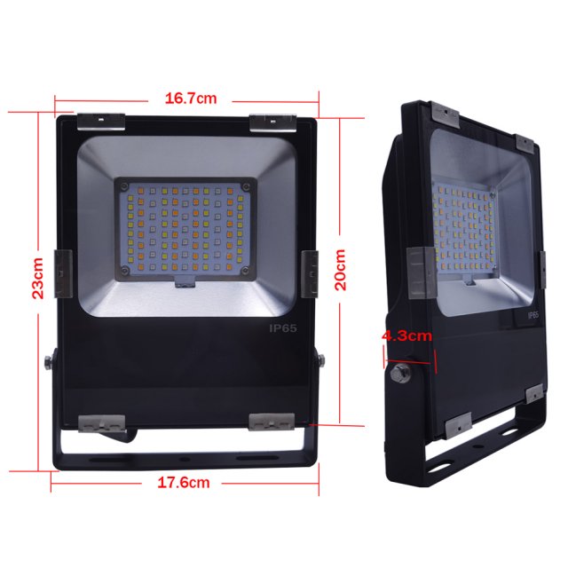 FUTT03 30W RGB+CCT AC86-265V MiBoxer Smart LED Floodlight Wa-图1