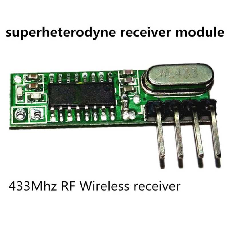 1 Set Superheterodyne RF Transmitter+Receiver Module Kit For - 图0