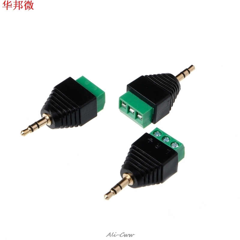 Connecteur mâle à vis 3 pièces 3.5mm 1/8 pouce | Stéréo - 图3