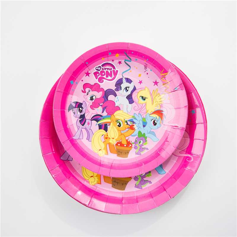 My Little Pony Party Theme Girls Birthday Party Supplies Di - 图2