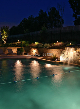 1pcs IP68 LED Waterproof Underwater Light Pond Waterfall Fou