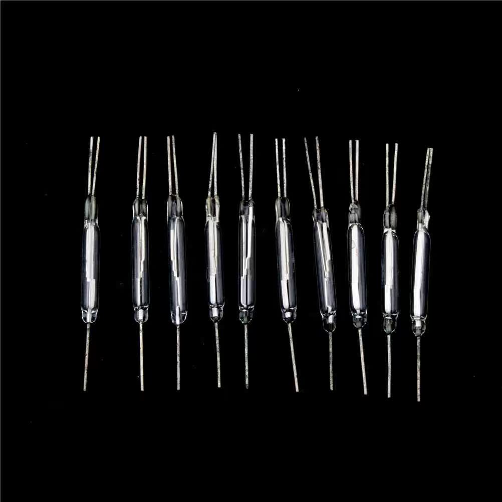 10PCS Reed Glass Magnetic Switches N/O N/C SPDT 00VDC 10W - 图0