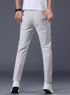 7 Colors Men's Classic Solid Color Summer Thin Casual Pants