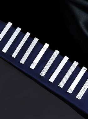 Tie Clips Men	s Metal Necktie Bar Clasp Dress Shirts