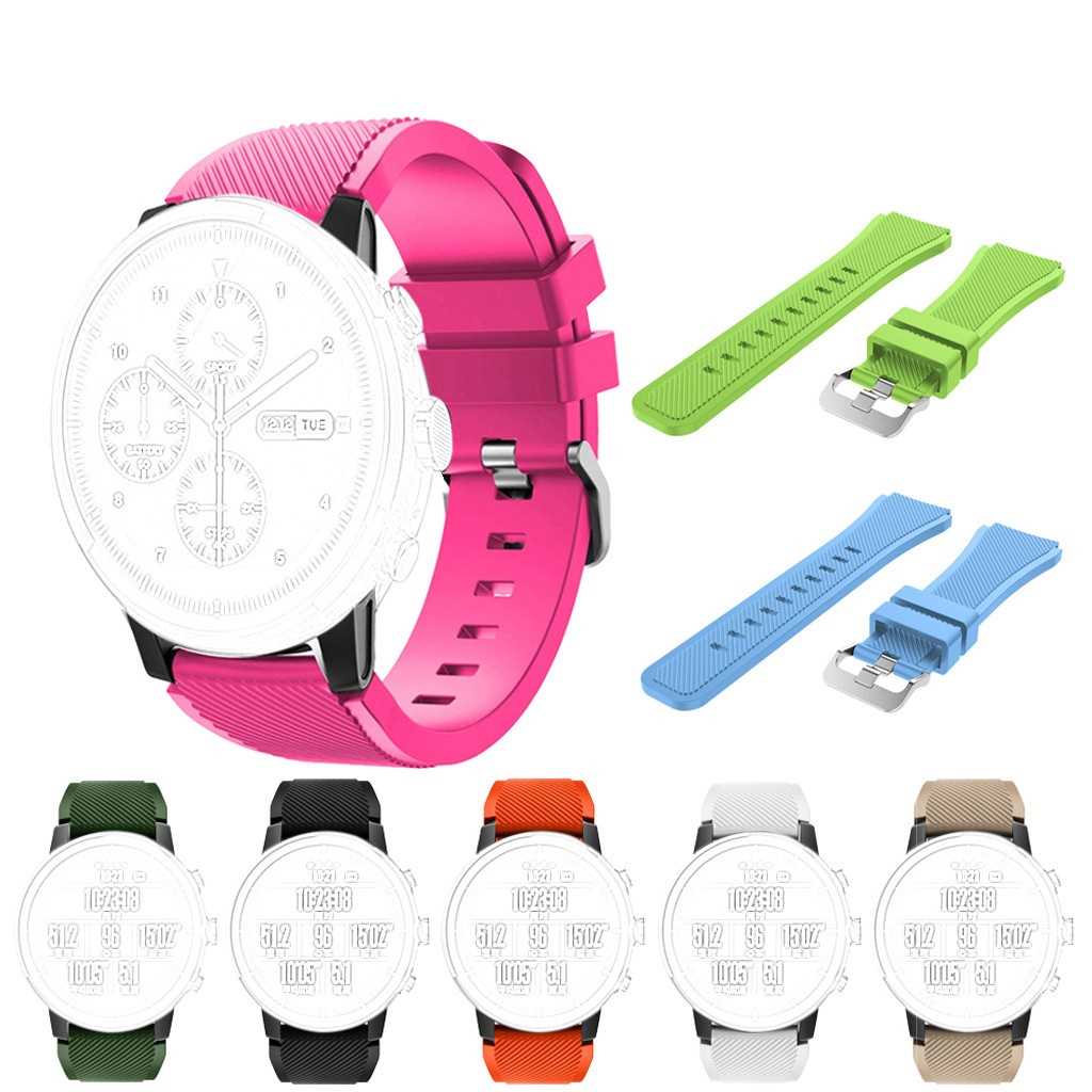 silicone Strap For Amazfit Stratos Smart Watch 2S Replacemen - 图0